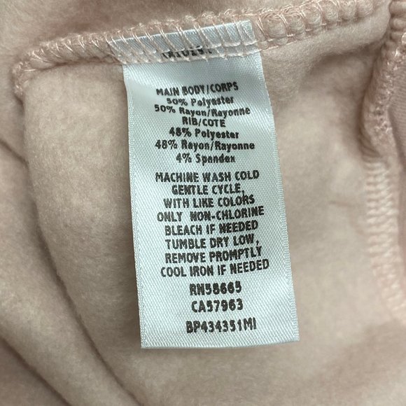 Nordstrom BP Crew Sweatshirt It's A Lifestyle Pink - Picture 4 of 4